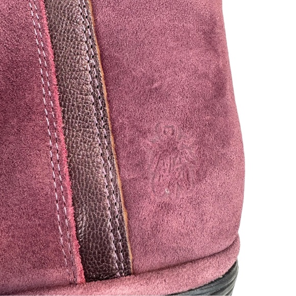 Fly London Suede Wego Scrunch Ankle Boot Leather Size:8 Color:PurpleBurgundy NWT - Picture 9 of 10
